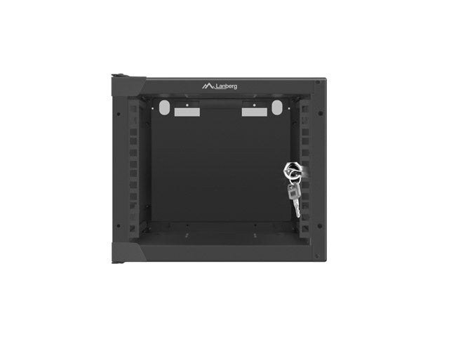 Lanberg rack cabinet 10" wall-mount 4U / 280x310 for self-assembly (flat pack), black