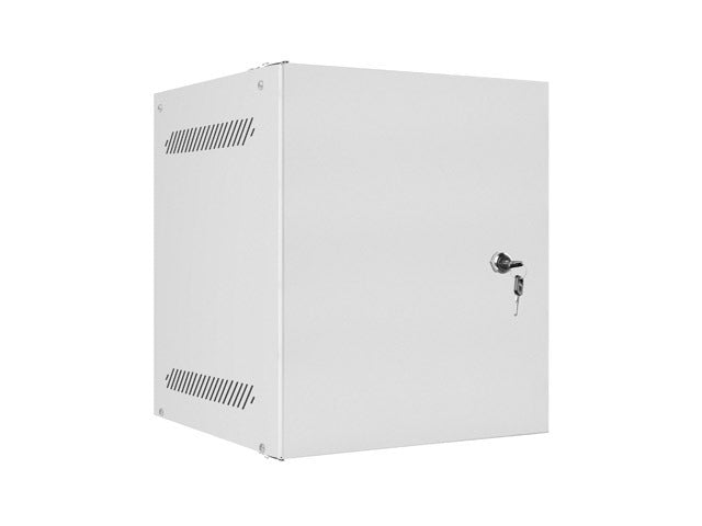 Lanberg rack cabinet 10" wall-mount 6U/280x310 for self-assembly with metal door grey (flat pack)