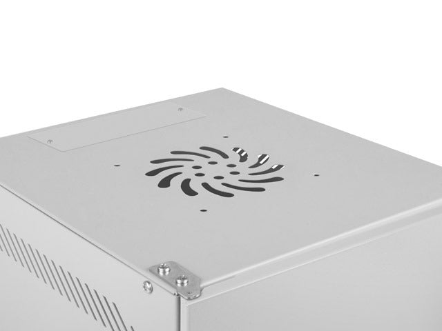 Lanberg rack cabinet 10" wall-mount 12U/280x310 for self-assembly with metal door grey (flat pack)