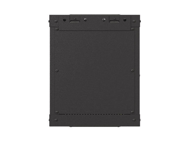 Lanberg rack cabinet 10" wall-mount 6U/300x300 (flat pack) with glass door black