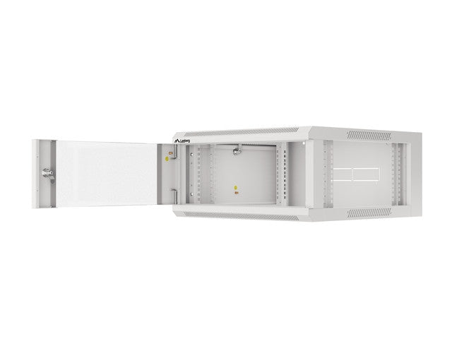 Lanberg rack cabinet 19" wall-mounted 4U 600 fast assembly (flat pack) grey