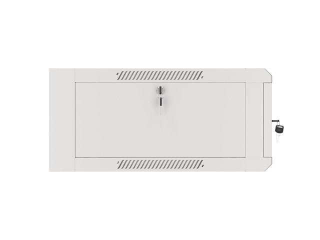 Lanberg rack cabinet 19" wall-mounted 4U 600 fast assembly (flat pack) grey