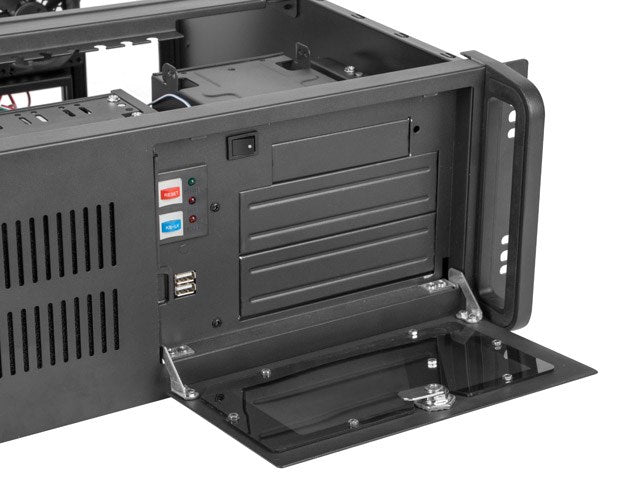 Lanberg rackmount server chassis ATX 450/10 19"/4U