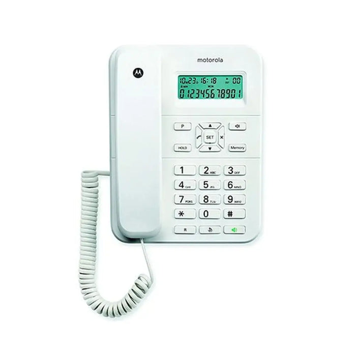 Landline Telephone Motorola White - Електроника Телефони и таблети<<<Компютри| Електроника<<<BigBuy&&&Стационарни и IP