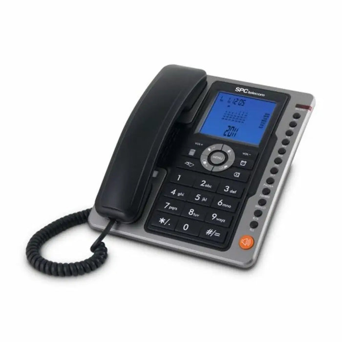 Landline Telephone SPC Gramo Black - Електроника Телефони и таблети<<<Компютри| Електроника<<<BigBuy&&&Стационарни и IP