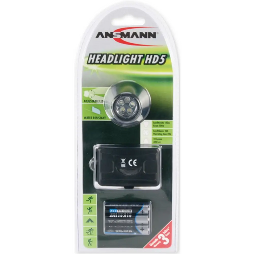 Lantern ANSMANN HEADLIGHT HD5 5819083 - Фенери<<<Игри и забавления<<<TechMart&&&Фенери<<<Дом и градина<<<TechMart