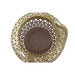 Lantern DKD Home Decor 26,5 x 26,5 x 22 cm Aged finish Crystal Golden Metal Arab - Декорация и Осветление<<<Дом