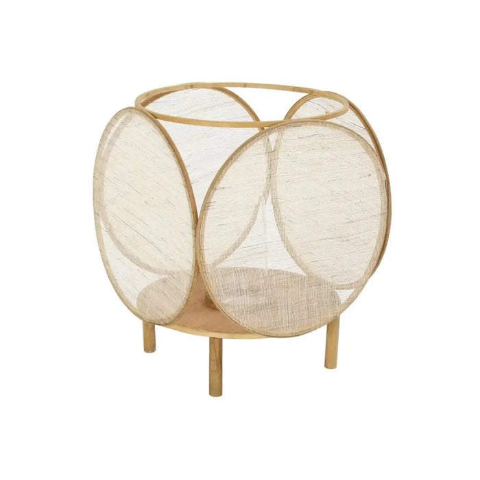 Lantern DKD Home Decor Crystal Natural Brown Bamboo Oriental 42 x 42 x 55 cm - Декорация и Осветление<<<Дом