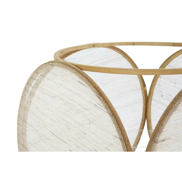 Lantern DKD Home Decor Crystal Natural Brown Bamboo Oriental 42 x 42 x 55 cm - Декорация и Осветление<<<Дом