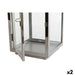 Lantern DKD Home Decor Golden Silver Aluminium Crystal 14 x 14 x 35 cm (2 Units) - Декорация и Осветление<<<Дом