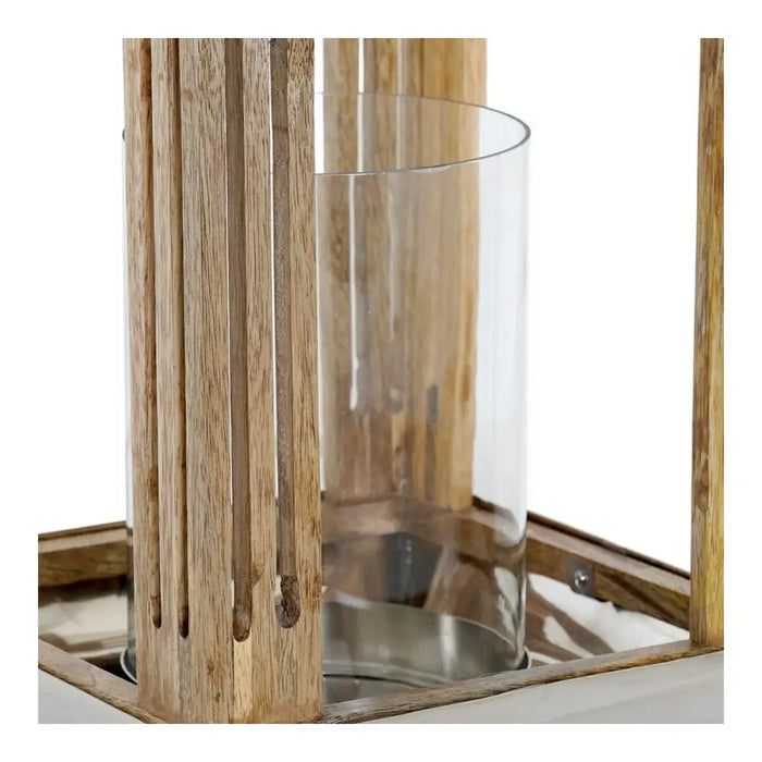 Lantern DKD Home Decor Silver Metal Crystal (23 x 23 x 36 cm) - Декорация и Осветление<<<Дом Градина<<<BigBuy&&&Свещи и