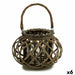 Lantern Gift Decor Brown wicker Glass 30 x 18,5 x 23 cm (6 Units) - Декорация и Осветление<<<Дом