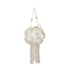 Lantern Gift Decor White Cotton Crystal Macrame 23 x 24 x 23 cm (4 Units) - Декорация и Осветление<<<Дом