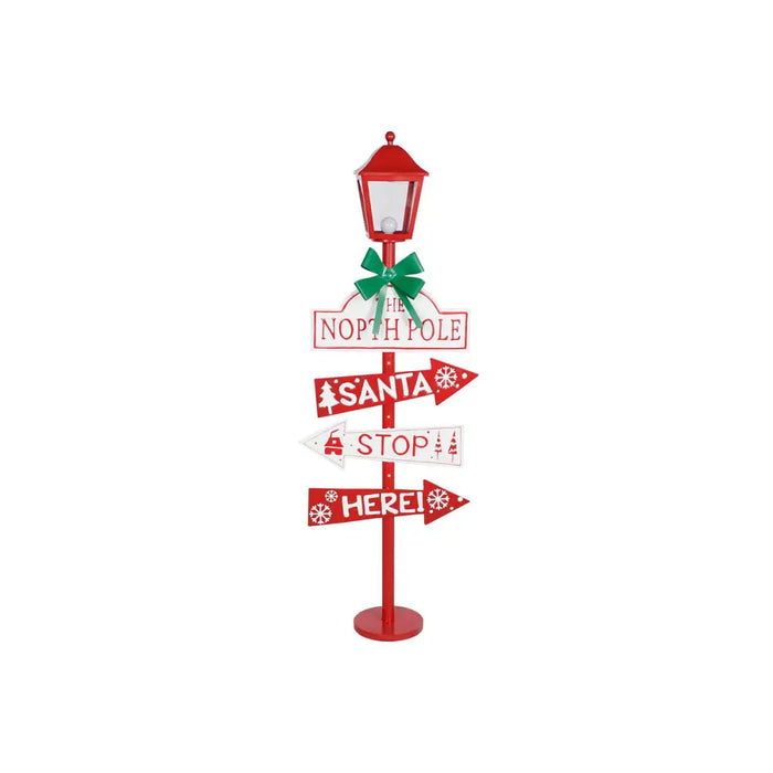 Lantern Home ESPRIT Red Metal 54,5 x 22 x 154 cm - Лампи<<<Декорация и Осветление<<<Дом Градина<<<BigBuy