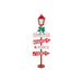 Lantern Home ESPRIT Red Metal 54,5 x 22 x 154 cm - Лампи<<<Декорация и Осветление<<<Дом Градина<<<BigBuy