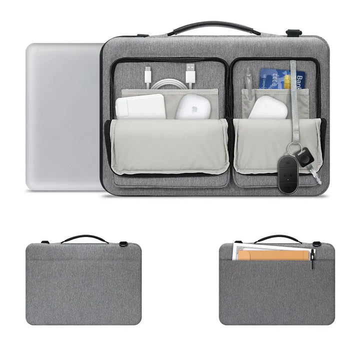 Laptop Bag 13-14 Tech-Protect Defender Bag - Gray - Laptop bags<<<HurtelXML