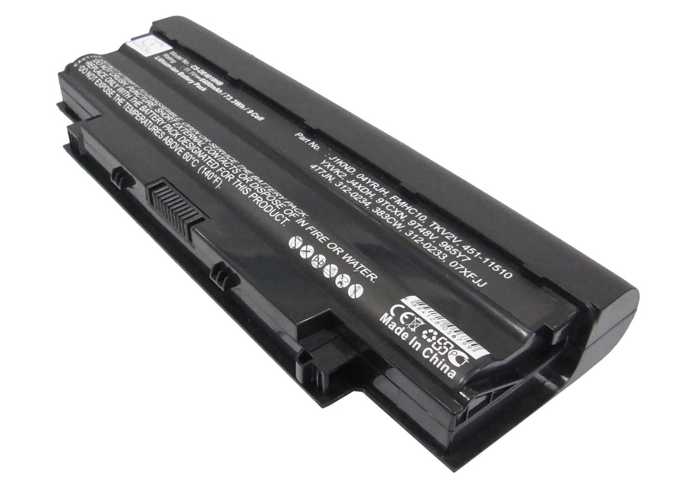 Laptop Battery Dell Inspiron 15 N5010 15R N5010 N5010 N5110 14R N5110 3550 Vostro 3550 J1KND 11.1V 6600mAh CAMERON SINO