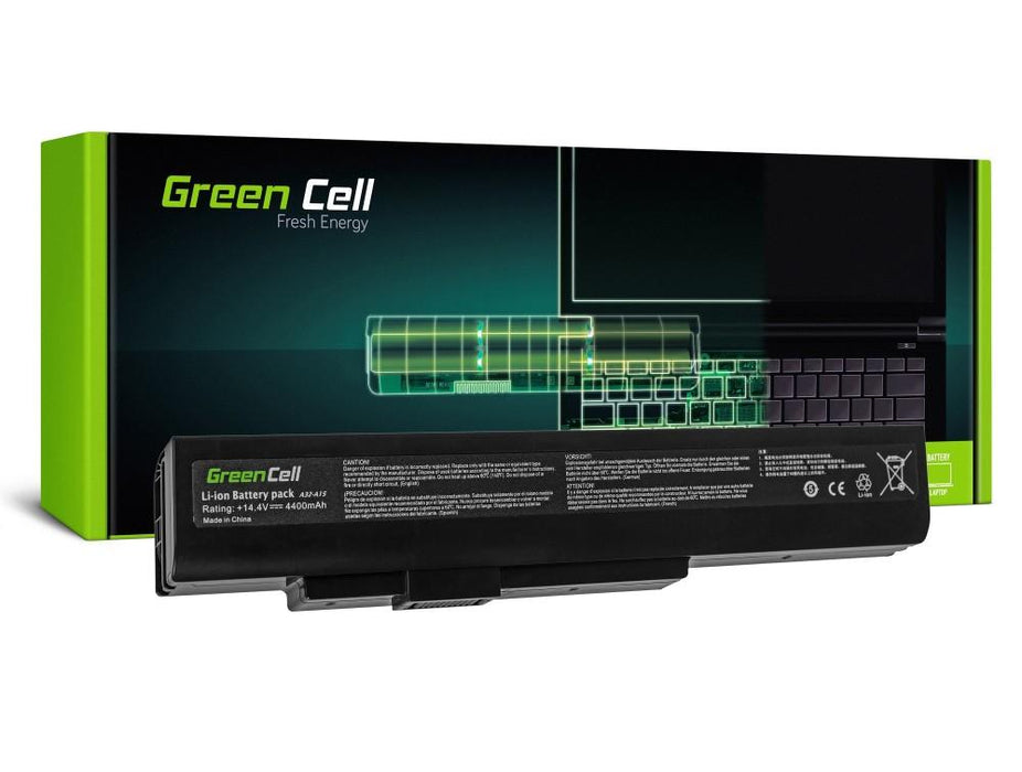 Laptop battery GREEN CELL FPCBP344 Fujitsu LifeBook N532 NH532 MSI A6400 CR640 CX640 MS-16Y1 14.4V 4400mA - Батерии за