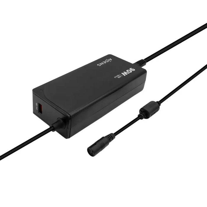 Laptop Charger Aisens ASLC-90WAUTO-BK Universal - Електроника Периферни и резервни части<<<Компютри|