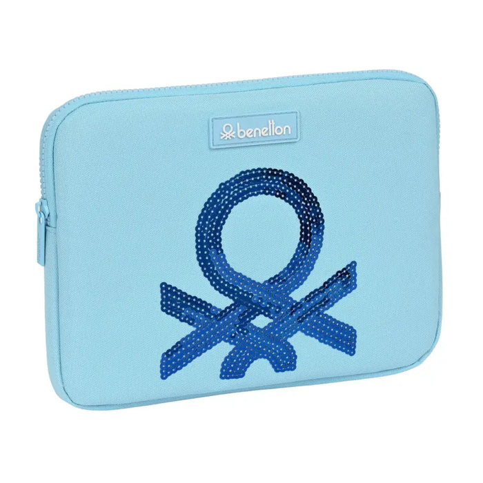 Laptop Cover Benetton Sequins Light Blue (31 x 23 x 2 cm) - Електроника Телефони и таблети<<<Компютри|