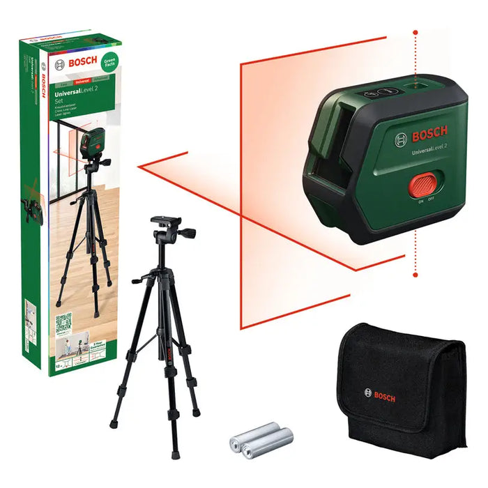 LASER LEVEL BOSCH UNIVERSAL LEVEL 2 - Електронни нивелири<<<Специални инструменти<<<Инструменти и железария<<<Praktiker