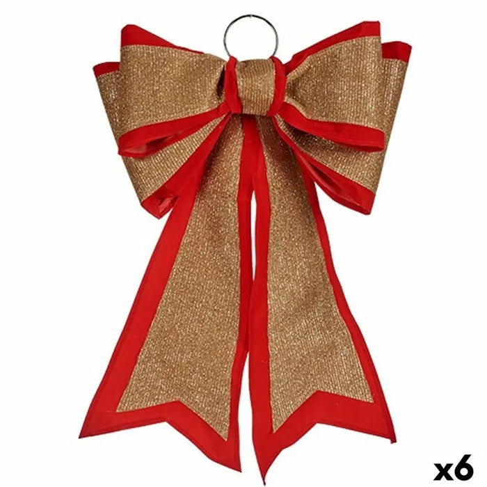 Lasso Krist+ Red Golden 40 x 60 cm 53 x 56 x 7,5 cm Christmas bauble (6 Units) - Декорация и Осветление<<<Дом