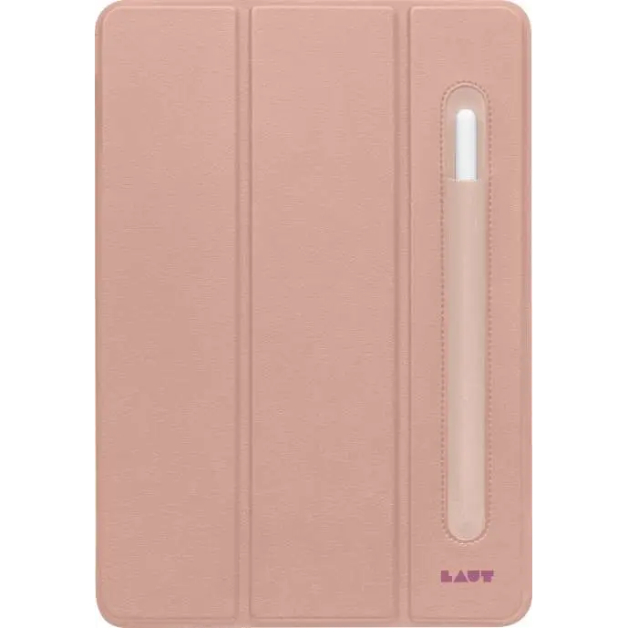 LAUT Huex Folio - protective case with holder for Apple Pencil for iPad Pro 12.9’’ 4/5/6G (rose) - Cell phone cases