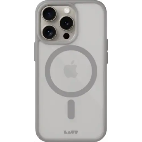 LAUT Huex Protect case with MagSafe for iPhone 15 Pro - gray - Cell phone cases and covers<<<HurtelXML