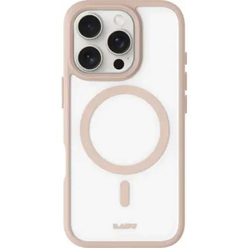 Laut Huex Protect MagSafe case for iPhone 16 Pro - beige - Cell phone cases and covers<<<HurtelXML