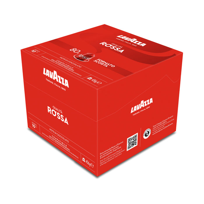 COFFEE CAPSULES NES ALU QUALITA ROSSA 80 COUNTS LAVAZZA