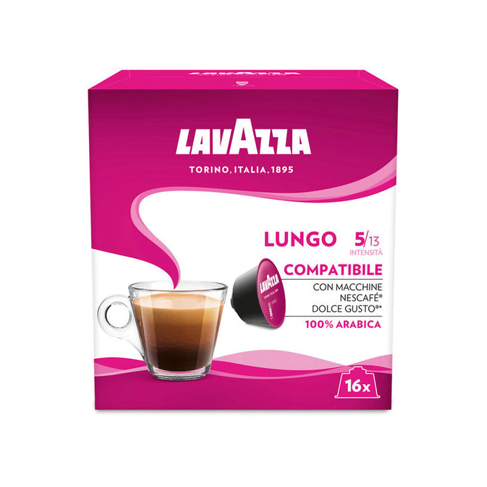 COFFEE CAPSULES LAVAZZA DG LUNGO 16 PCS