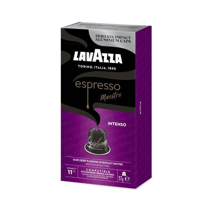 COFFEE CAPSULES 10 LAVAZZA NES ALU INTENSO