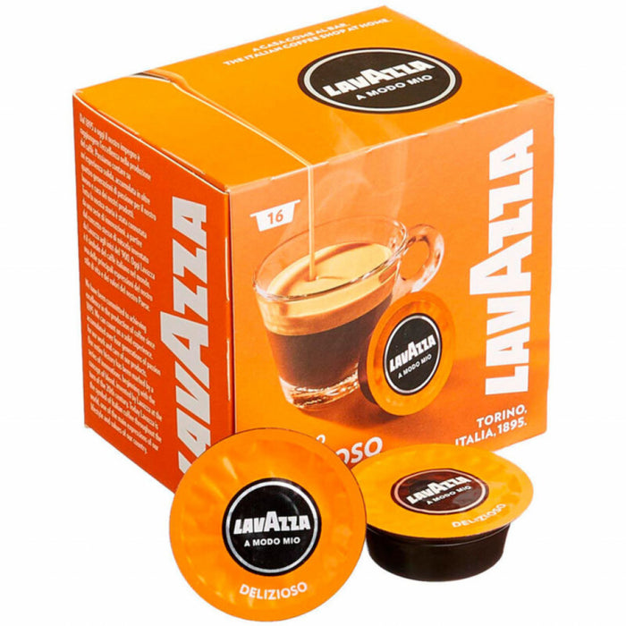 Coffee capsules LAVAZZA A Modo Mio DELIZIOSO 16 capsules