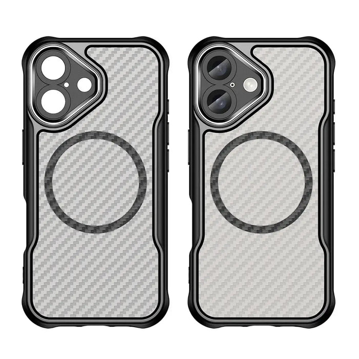 Leading Series MagSafe Silicone Case for iPhone 16 - Black - Cell phone cases and covers<<<HurtelXML