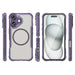 Leading Series MagSafe Silicone Case for iPhone 16 - Purple - Cell phone cases and covers<<<HurtelXML