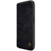 Leather Case with Camera Cover for iPhone 15 Pro Max Nillkin Qin Pro Leather - Black - Cell phone cases
