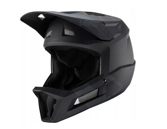 LEATT MTB Gravity 2.0 V23 Full-Face Cycling Helmet, Size L M (57-58cm) Black