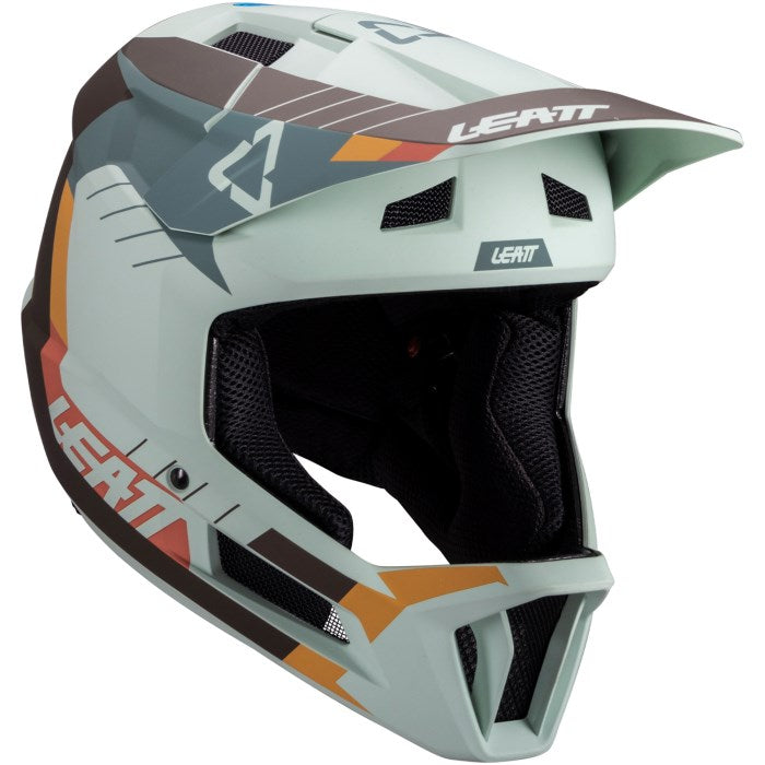 LEATT MTB Gravity 2.0 V25 Full-Face Cycling Helmet Size M mint