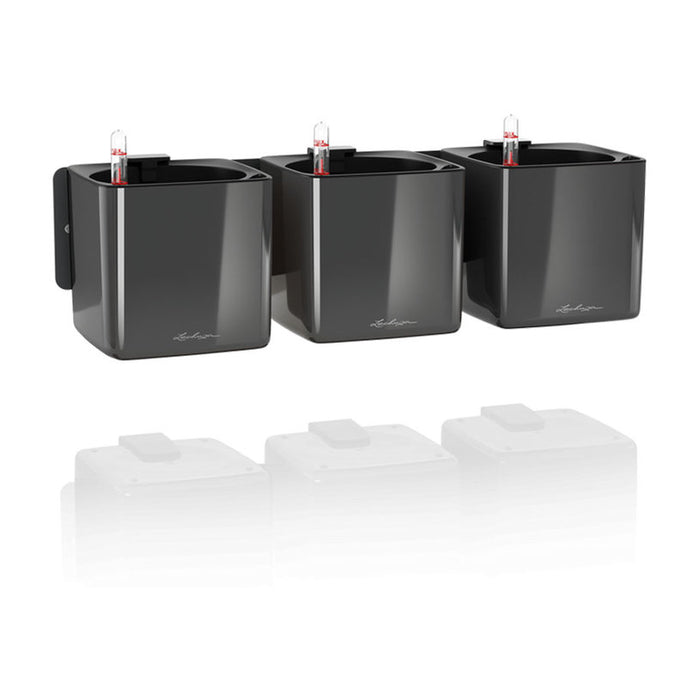 POT 128366 WITH IRRIGATION SYSTEM LECHUZA WALL HOME KIT GLOSSY