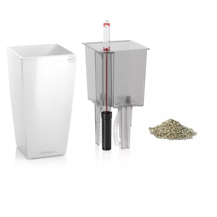 POT 9.5X9.5CM WITH IRRIGATION SYSTEM LECHUZA MINI CUBI