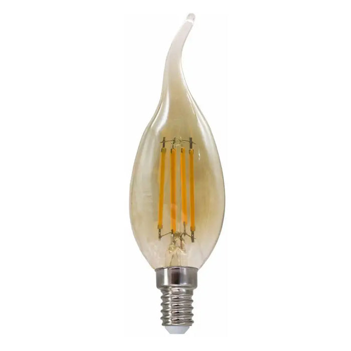 LED BULB E14 4.8W 2700K 550LM FILAMENT LIGHTEX - Декоративни крушки<<<Електрически крушки<<<Осветление<<<Praktiker