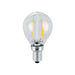 LED BULB E14 4W 470LM 3000K BALL FILAMENT VIVALUX GF45 - Декоративни крушки<<<Електрически