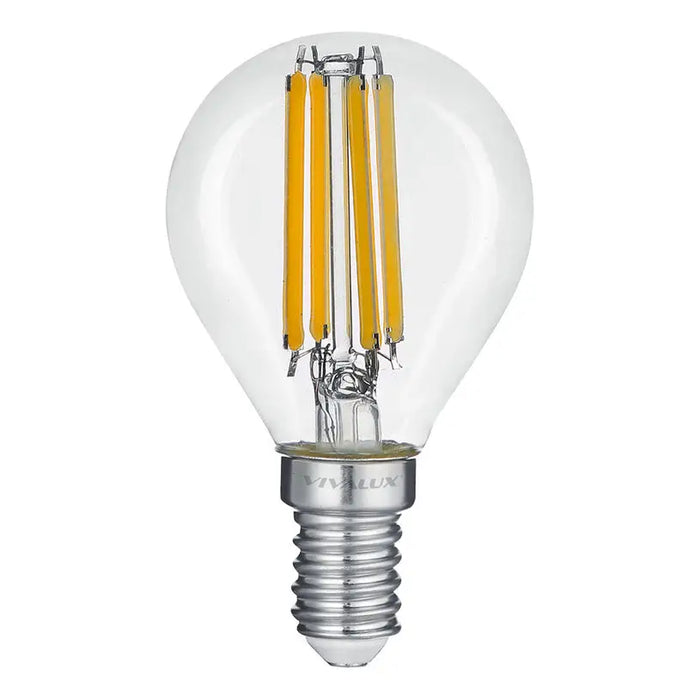 LED BULB E14 7W 230V 3000K 960LM FILAMENT VIVALUX FLICK LED PREMIUM - Декоративни крушки<<<Електрически