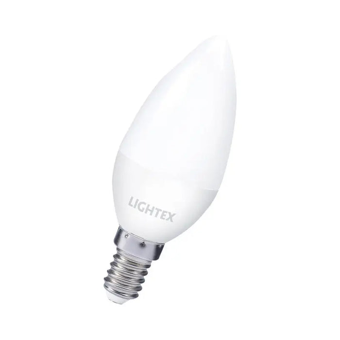 LED BULB E14 7W 3000K 600LM CANDLE LIGHTEX - Led крушки<<<Електрически крушки<<<Осветление<<<Praktiker&&&LED