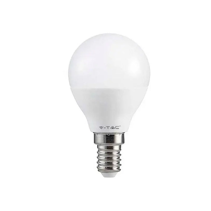 LED BULB E14 7W 4000K 600LM BALL V-TAC - Led крушки<<<Електрически крушки<<<Осветление<<<Praktiker