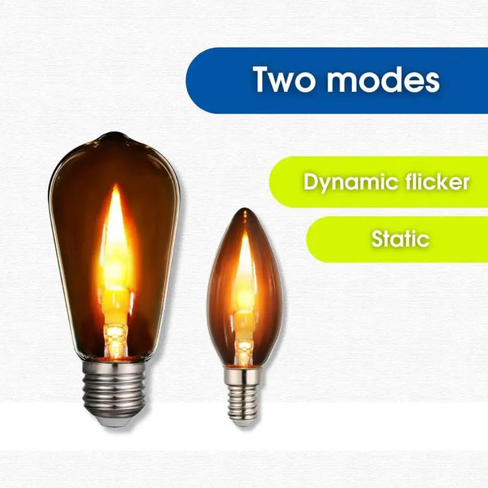 LED BULB E27 0.6W 230V 1800K 20LM FILAMENT VIVALUX GLOW LED - Декоративни крушки<<<Електрически
