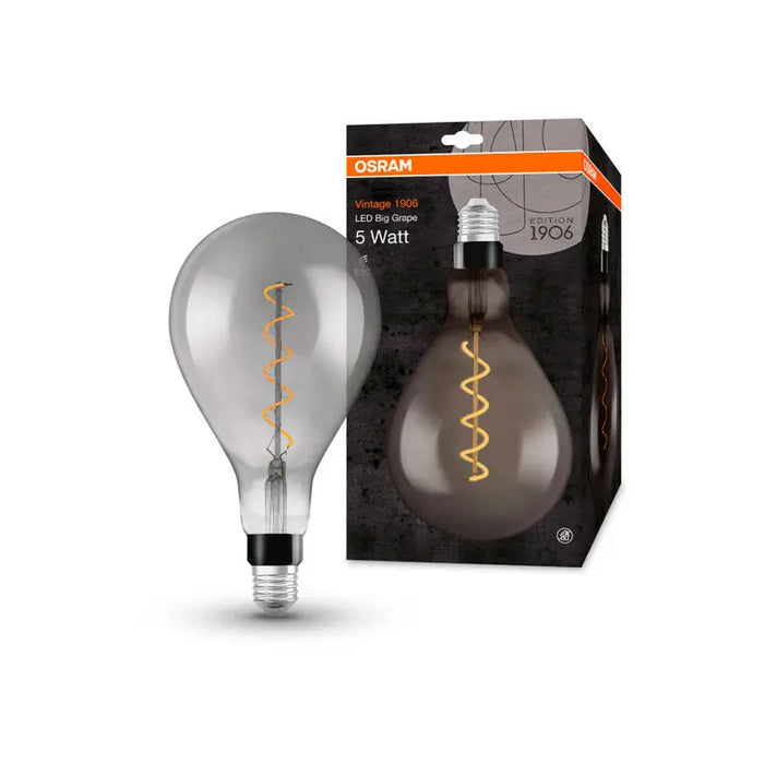 LED BULB E27 5W VINTAGE A160 SMOKE OSRAM - Декоративни крушки<<<Електрически крушки<<<Осветление<<<Praktiker