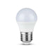 LED BULB E27 7W 3000K 600LM BALL V-TAC - Led крушки<<<Електрически крушки<<<Осветление<<<Praktiker
