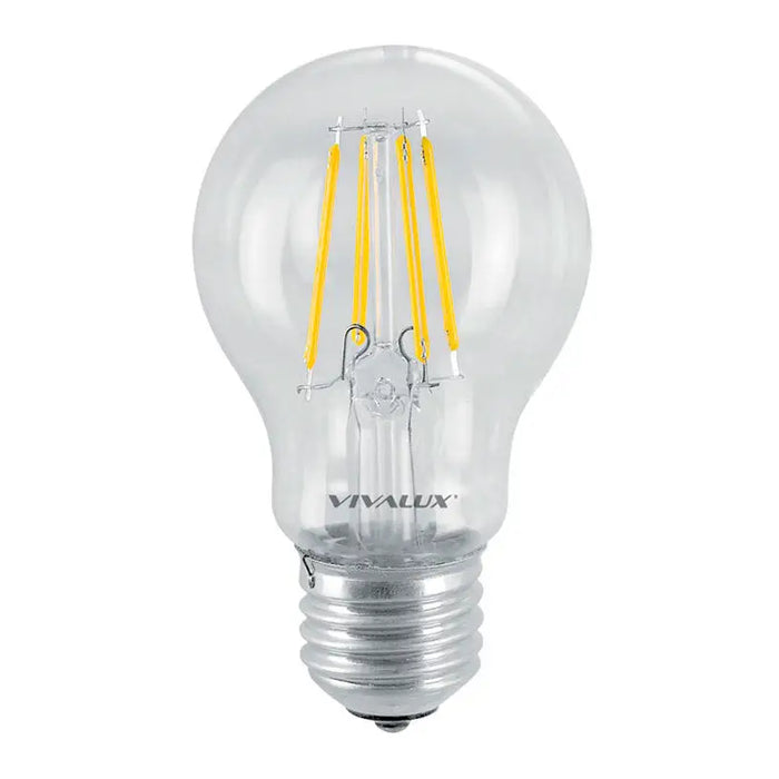 LED BULB E27 8W 806LM 3000K A60 FILAMENT VIVALUX AF60 - Декоративни крушки<<<Електрически