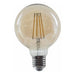 LED BULB FILAMENT E27 8W G95 2700K 1055LM LIGHTEX GOLD - Декоративни крушки<<<Електрически